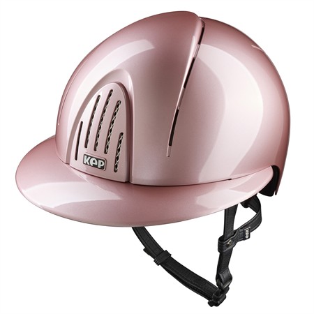 Smart Nova Metal Polish Polo peak hjälm black chin